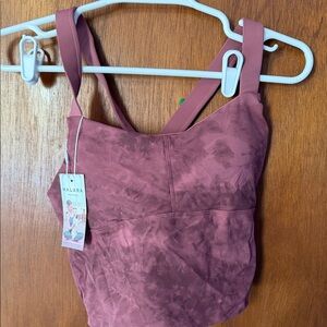 HALARA Mauve Tie-Dye Tank Top